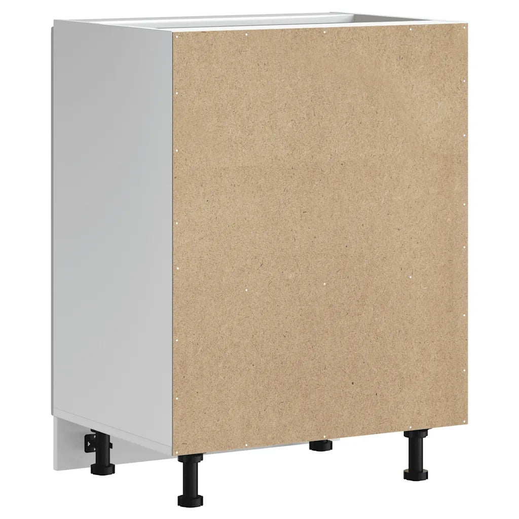 vidaXL Mobile base lavello Kalmar Grigio Cemento 60x46x81,5 cm