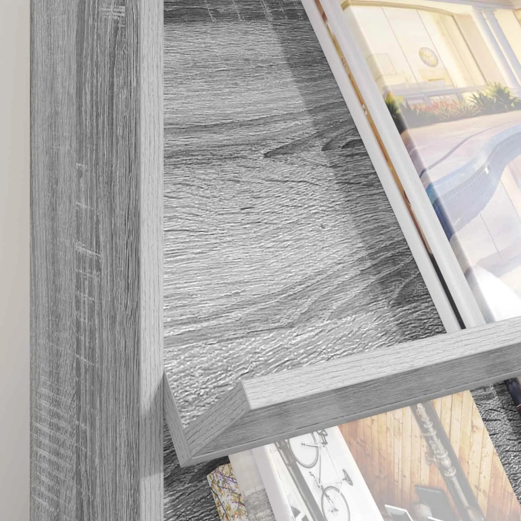 Scaffale per riviste Grigio Sonoma 70 x 41 x 156 cm