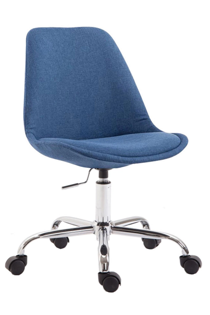 Sedia da ufficio Toulouse in tessuto blu