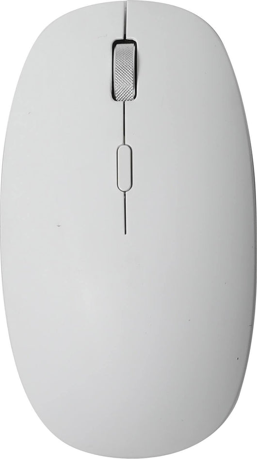 Mouse Wireless Ricaricabile 2.4GHz in Plastica Bianco