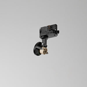 Faretto Moderno Binario Metallo Nero 1 Luce Gu10 Ip20