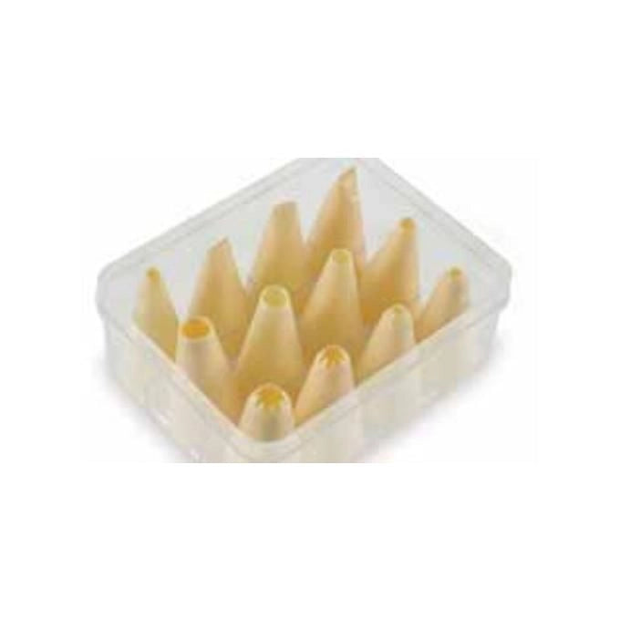 12 Bocchette in plastica grande per dolci