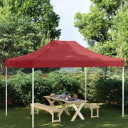 Tetto per Tendone per Feste 4,5x3 m Rosso Borgogna 270 g/m² 315370