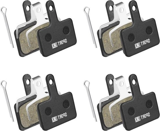 Set di freni a disco semi-metallici per mountain bike - 4 pezzi - Adatto per Shimano B01S Tektro/Trp - Sostituzione per diversi freni a disco per bicicletta