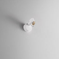 Applique Contemporanea Pin Metallo Bianco 1 Luce Gu10 Ip20 D6