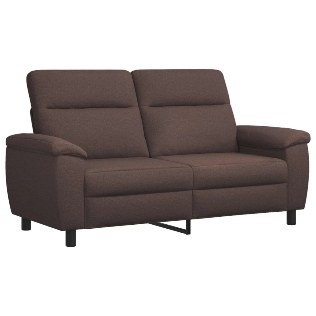 Set di divani 3 pcs Marrone Scuro Tessuto 3430670