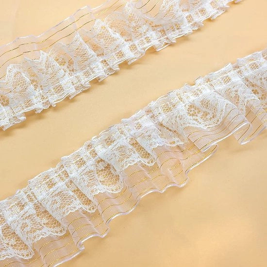 Lint decorativo a forma di foglia - 4,5 cm - Materiale: poliestere - Utilizzo per decorazione e sierband - Manufatto per la lavorazione a maglia e cucito - Articoli per il fai da te