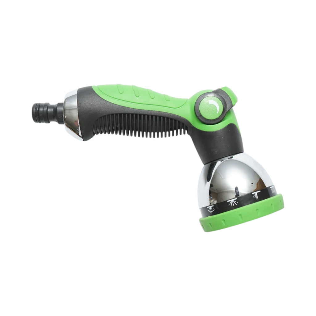 Pistola per irrigazione a doccia regolabile con 10 modalità e raccordo rapido 1/2