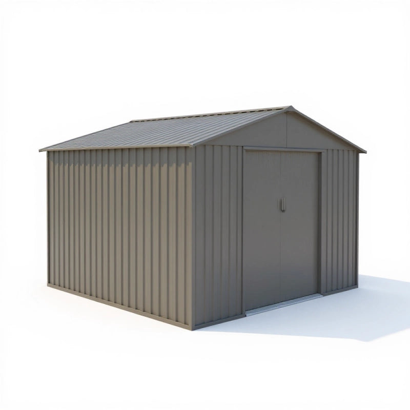 Casetta da giardino in metallo â€“ MJ 10 x 10 - 9,7 mÂ² - Antracite