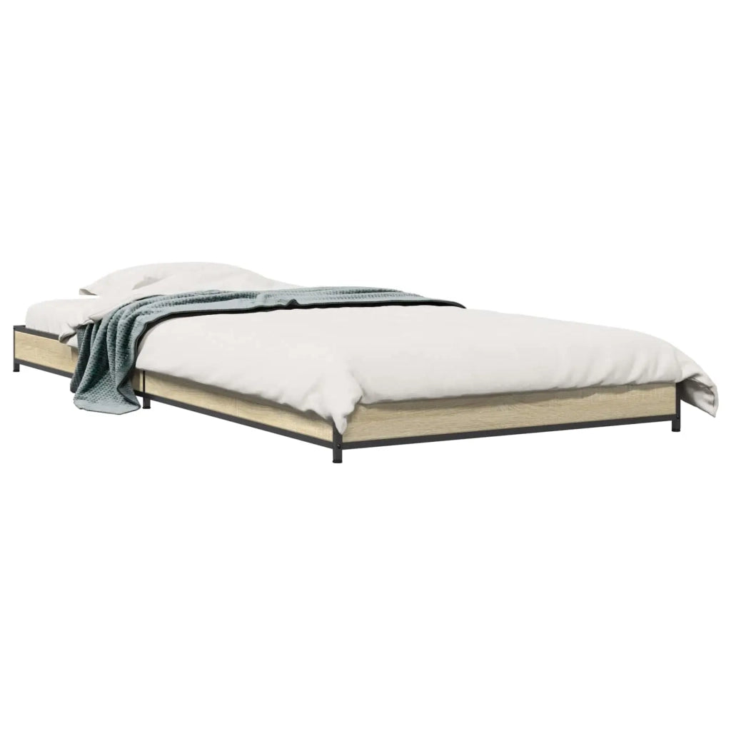 Struttura del letto Rovere Sonoma 80 x 200 cm