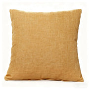2 pezzi di coprifiocchi decorativi - stile rustico di fattoria Boho arredamento di casa - fodera di cuscino in lino spesso - fodera quadrata - con cerniera invisibile - adatto per divano letto, ufficio (45x45 cm)