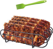 Brasiera per griglia per lamiere, lattini e costole, adatto per gas e carbone, per grigliare petti di agnello, bistecche e costole.
