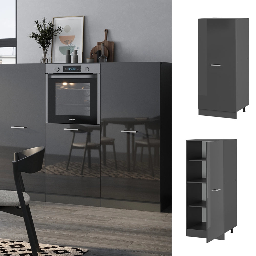Vicco mobile cucina dispensa Antracite lucido 60 cm