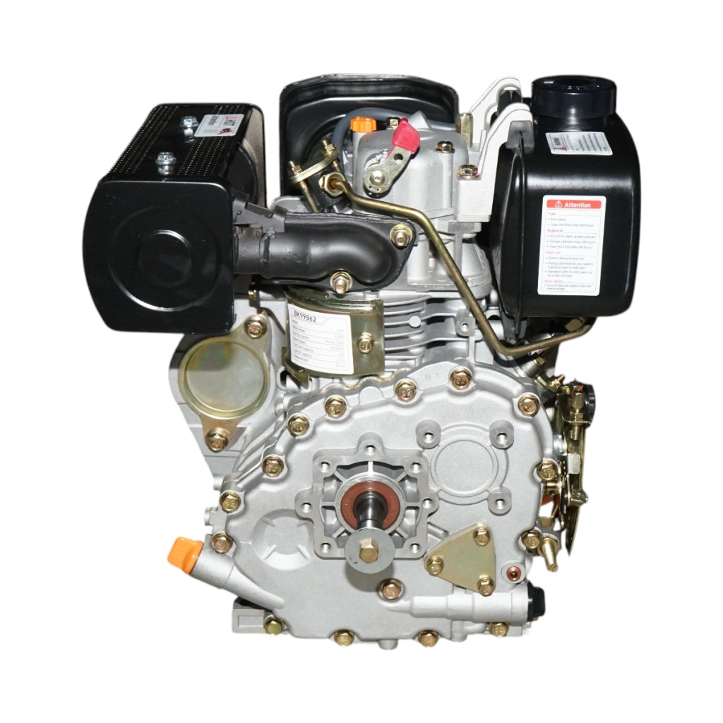 Motore diesel 5CV 173F, 247cc, 3600 giri/min, albero cilindrico filettato 19,05mm, avviamento a strappo
