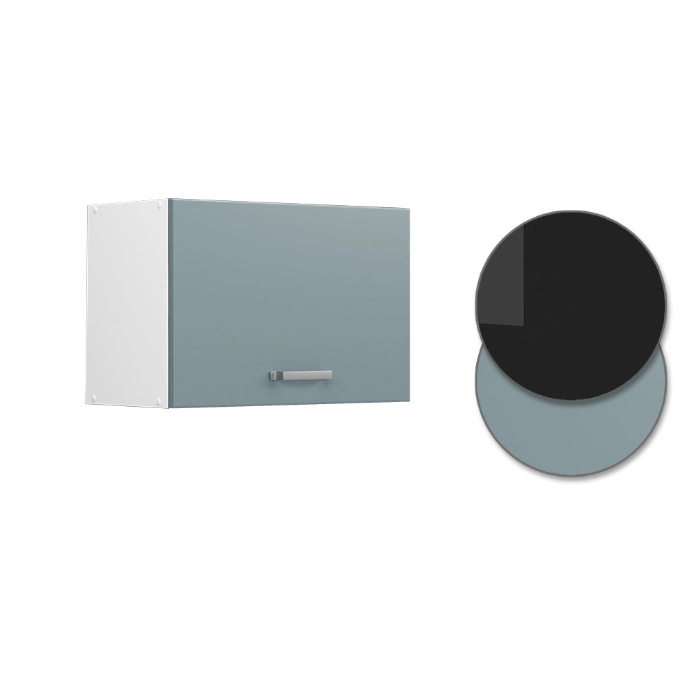 Vicco Pensile da cucina Grigio-blu 60 cm Piatto