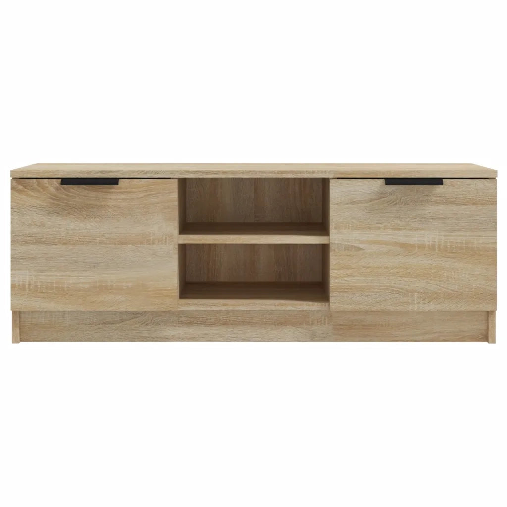 Mobile Porta TV Rovere Sonoma 102x35x36,5 cm Legno Multistrato cod mxl 33998