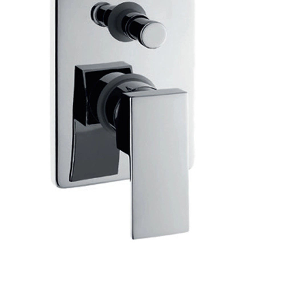 Miscelatore incasso doccia serie zoe con deviatore, finitura cromata