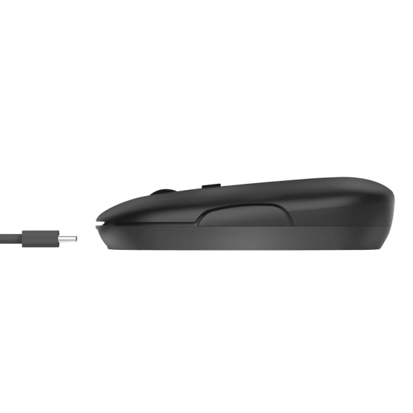 MOUSE PUCK WIRELESS BLUETOOTH BLACK