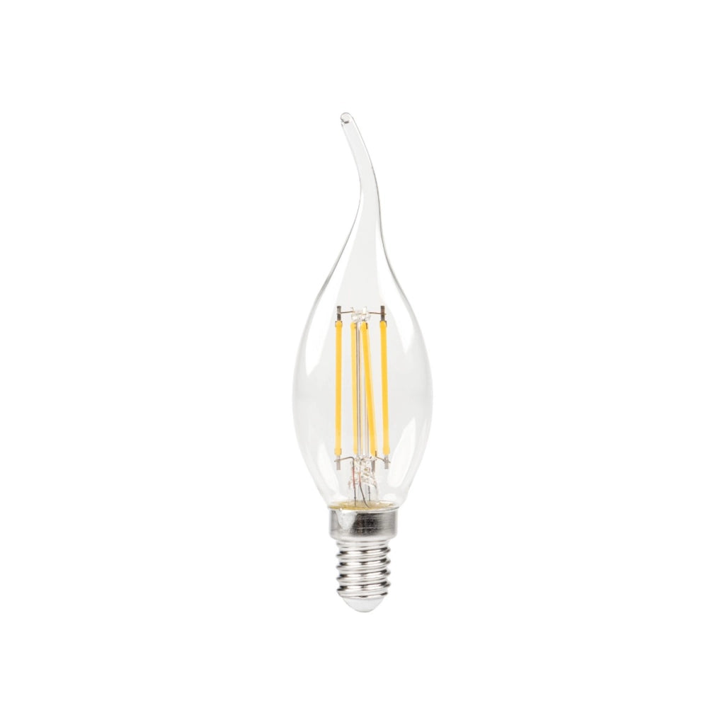 Lampadina LED filamento candela E14 3,4W 470lm 4000K Kanlux
