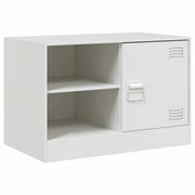 Mobile TV | Armadietto TV | Mobile Porta TV Bianco 67x39x44 cm in Acciaio