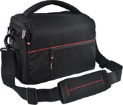 Tas per fotocamera DSLR/SLR impermeabile, resistente allo shock, nero, tasca per fotocamera