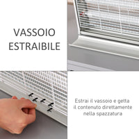 Easycomfort Elettroinsetticida da Esterno e Interno con Lampada Antizanzare UV per 60m², Zanzariera Elettrica 30W Grigio