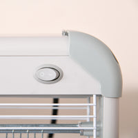 Easycomfort Elettroinsetticida da Esterno e Interno con Lampada Antizanzare UV per 60m², Zanzariera Elettrica 30W Grigio