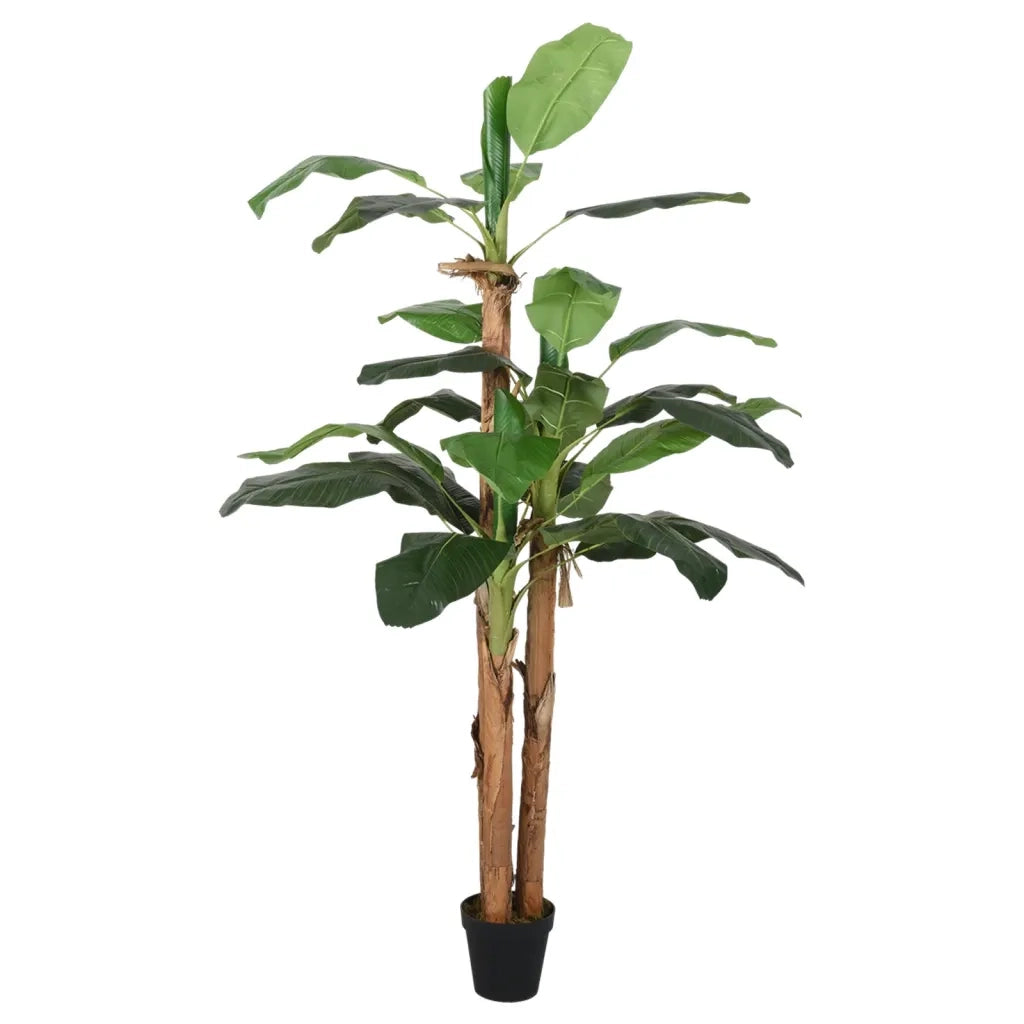 Albero di Banano Artificiale 22 Foglie 200 cm Verdecod mxl 83548