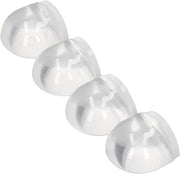 Stopper acrilico per inferriore porta pavimento - set da 4 - protezione porta - protezione parete.