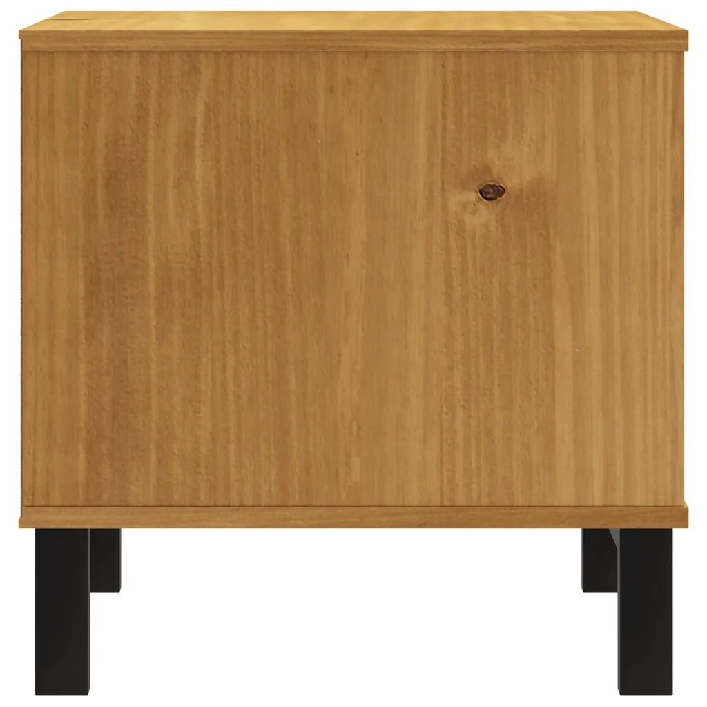 Tavolino-Tavolino da soggiorno-Tavolo FLAM 50x50x50 cm in Legno Massello di Pino