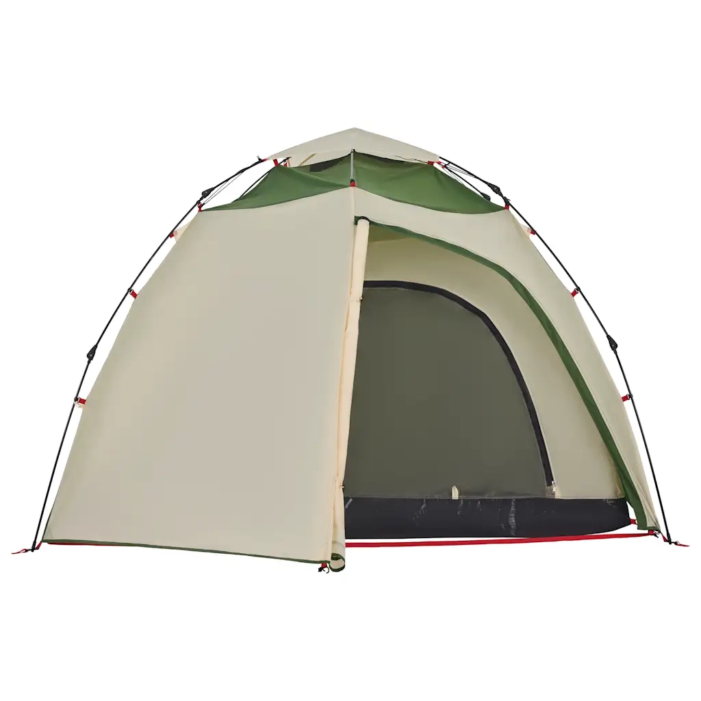 Tenda a Cupola da Campeggio 4 Persone-Tenda per Escursionismo Verde a Rilascio Rapido 474316