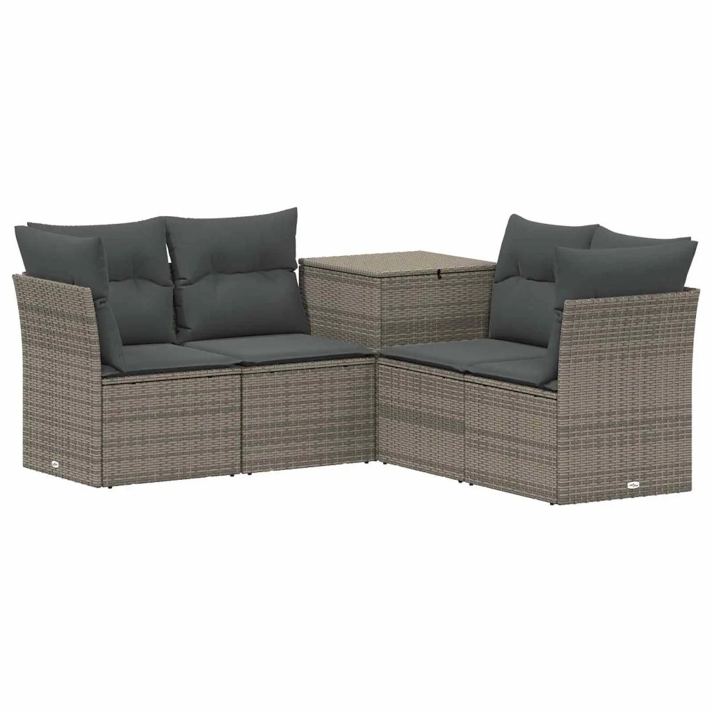Set di divani 5 pz Grigio e Grigio Scuro 3447840