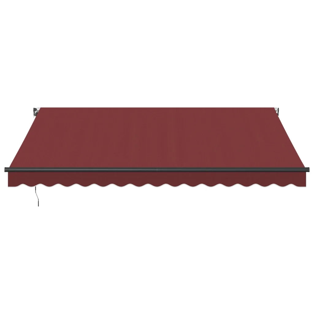 Tenda da Sole Retrattile Manuale Bordò 400x350 cm 3214998