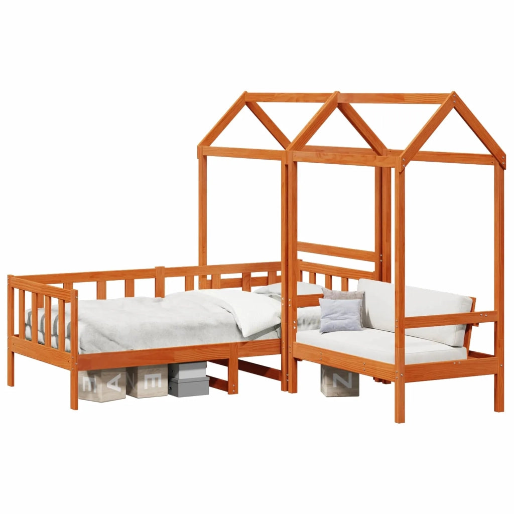 Set di Letto per il Giorno Marrone Cera 90 x 200 cm 3422706