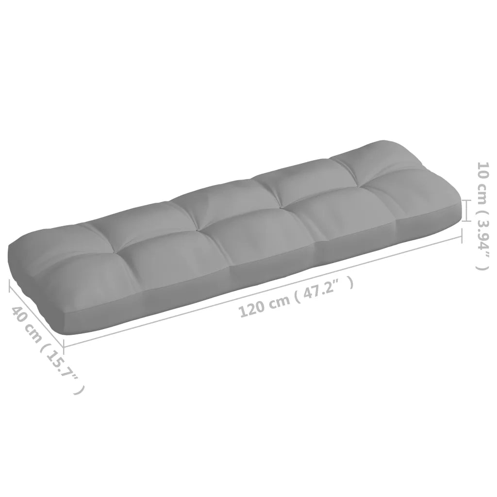Cuscini per Divano Pallet 7 pz Grigi