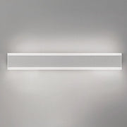Riga Lampada da parete e soffitto a LED 27W 2180lm 3000K IP54 in alluminio bianco opaco per interni ed esterni design minimalista moderno 50.5cm