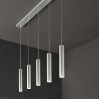 Sospensione Minimal Shot Metallo Alluminio 1 Luce Gu10 Ip20
