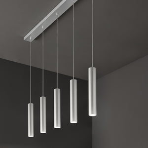 Sospensione Minimal Shot Metallo Alluminio 1 Luce Gu10 Ip20