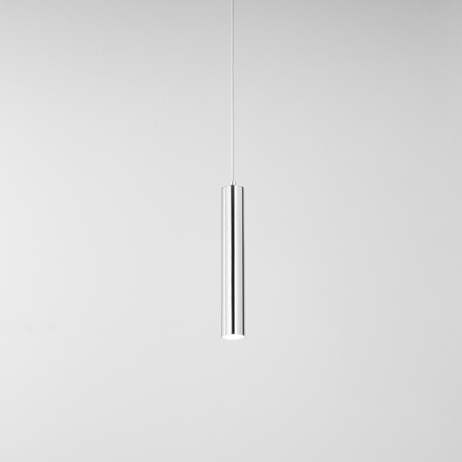 Sospensione Minimal Shot Metallo Cromo 1 Luce Gu10 Ip20