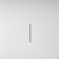 Sospensione Minimal Shot Metallo Cromo 1 Luce Gu10 Ip20