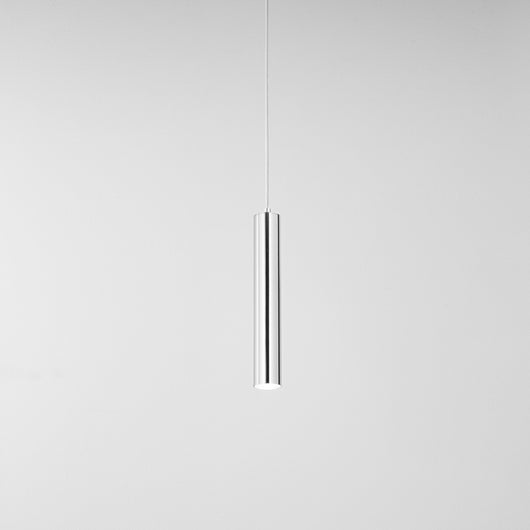 Sospensione Minimal Shot Metallo Cromo 1 Luce Gu10 Ip20