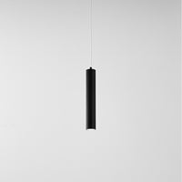 Sospensione Minimal Shot Metallo Nero 1 Luce Gu10 Ip20