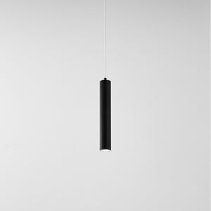 Sospensione Minimal Shot Metallo Nero 1 Luce Gu10 Ip20