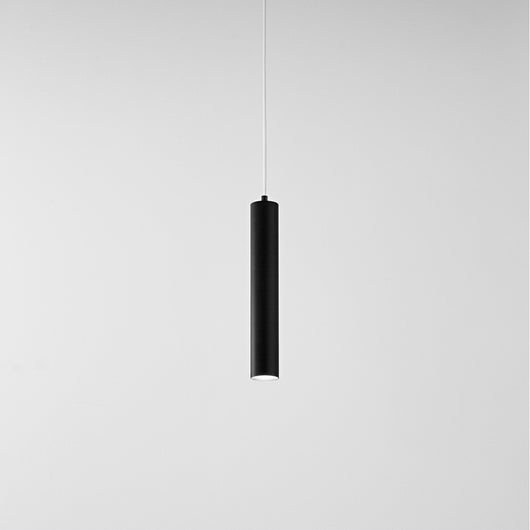 Sospensione Minimal Shot Metallo Nero 1 Luce Gu10 Ip20