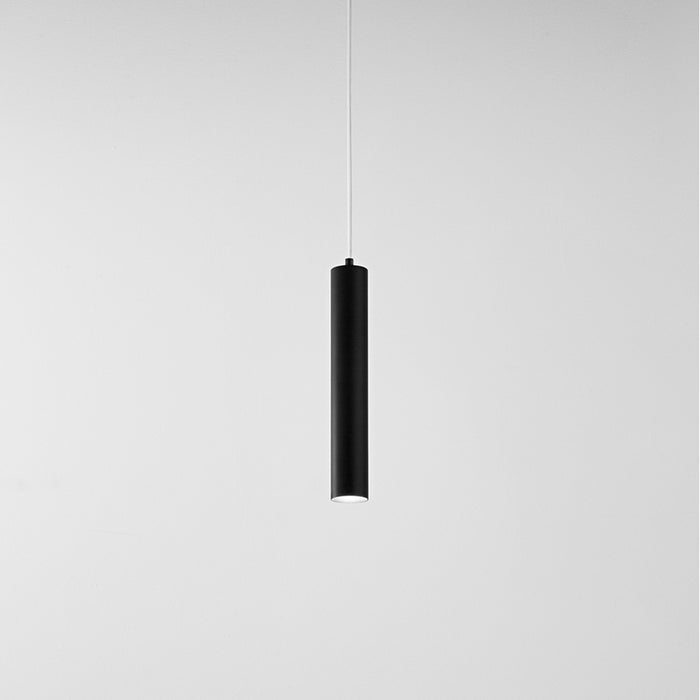 Sospensione Minimal Shot Metallo Nero 1 Luce Gu10 Ip20