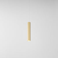 Sospensione Minimal Shot Metallo Oro 1 Luce Gu10 Ip20