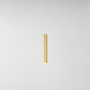 Sospensione Minimal Shot Metallo Oro 1 Luce Gu10 Ip20