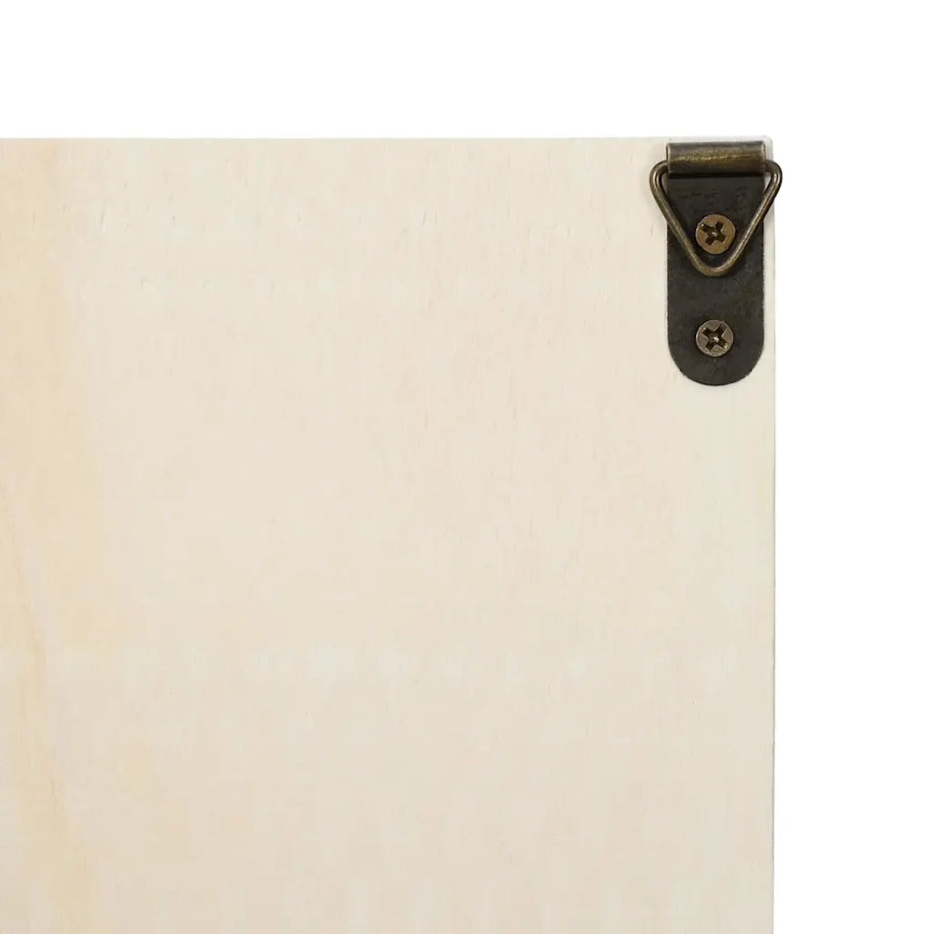 Vetrina a muro Beige 98 x 4,5 x 55 cm Legno multistrato 42015608