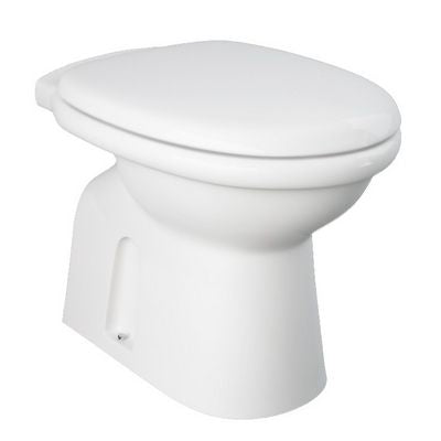 Kit Sanitari filomuro Karla Rak ceramics - Kit standard Karla (Bidet, vaso scarico pavimento, coprivaso in abs)