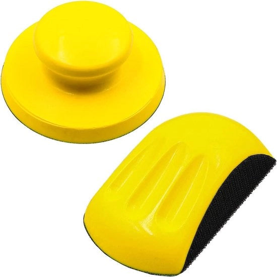 Kit di Spugne per Sculottare per Restauro di Mobili in Legno Set da 2 pezzi per uso Artigianale 5 Pollici Rondi e a Forma di Topo